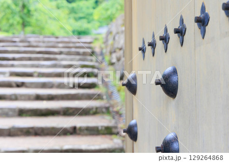 出石城　登城門　登城橋　城下町　時計台　兵庫県豊岡市出石町 129264868