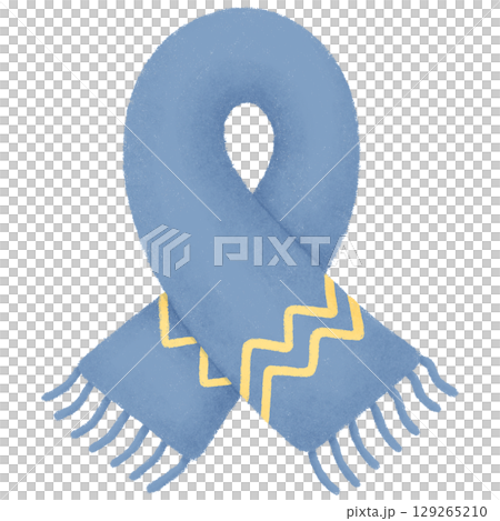 Blue scarf  129265210