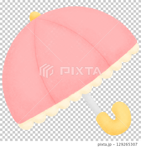 Pink umbrella  129265307