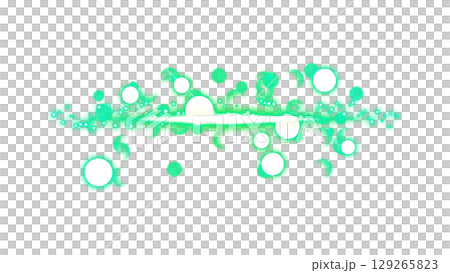 緑色の粒状光エフェクト 切り抜き 緑色の粒状光エフェクト 切り抜き 129265823