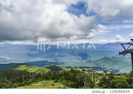 おんたけロープウェイ山頂駅から東方面を望む 129266020