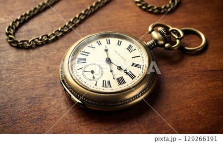 古い懐中時計 古い懐中時計 129266191