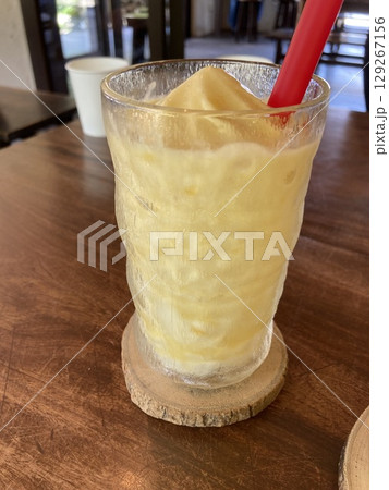 竹富島のちろりん村て飲んだバナナスムージー 竹富島のちろりん村て飲んだバナナスムージー 129267156