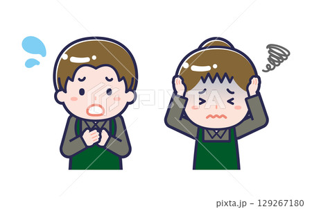 飲食店の店員／2人組／男女 06 129267180