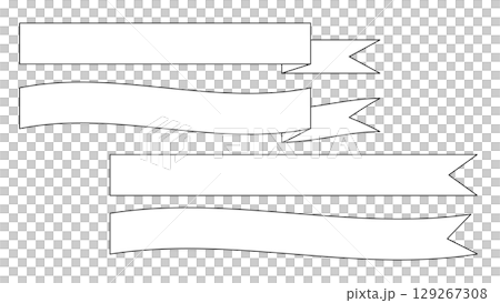Simple straight ribbon heading title, black and white line frame material, vector, transparent png, transparent Simple straight ribbon heading title, black and white line frame material, vector, transparent png, transparent 129267308