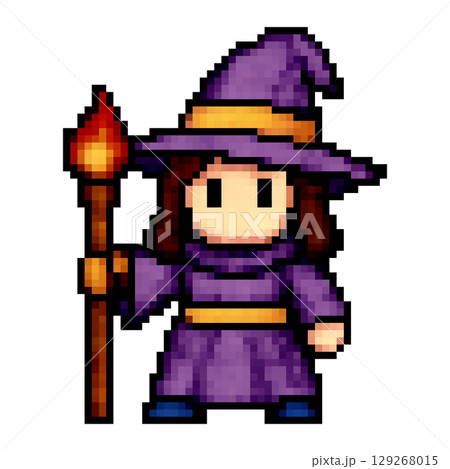 RPGパーティーの魔法使い（ウィザード） 129268015