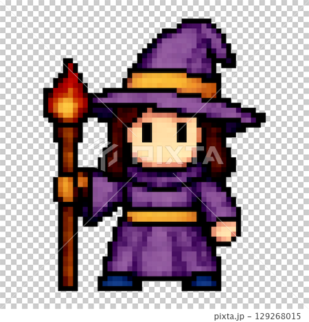 RPGパーティーの魔法使い（ウィザード） 129268015