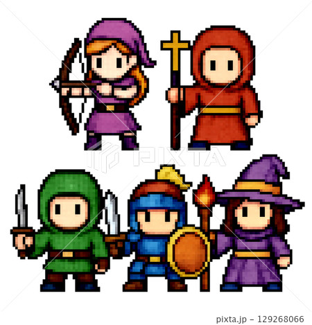 RPGパーティーのフォーメーションB 129268066