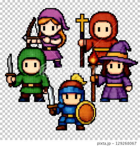 RPGパーティーのフォーメーションC 129268067