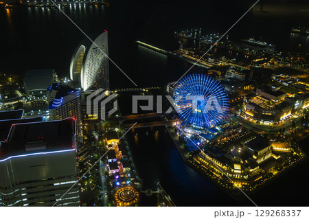 横浜みなとみらい夜景 愛しい人と 横浜みなとみらい夜景 愛しい人と 129268337