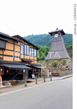 出石城　登城門　登城橋　城下町　時計台　兵庫県豊岡市出石町 129269152