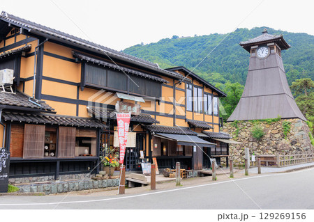 出石城 登城門 登城橋 城下町 時計台 兵庫県豊岡市出石町 出石城 登城門 登城橋 城下町 時計台 兵庫県豊岡市出石町 129269156