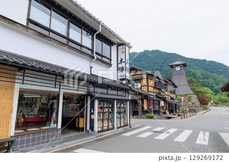 出石城　登城門　登城橋　城下町　時計台　兵庫県豊岡市出石町 129269172