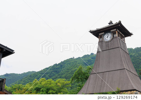 出石城　登城門　登城橋　城下町　時計台　兵庫県豊岡市出石町 129269174