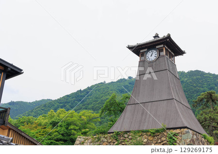 出石城 登城門 登城橋 城下町 時計台 兵庫県豊岡市出石町 出石城 登城門 登城橋 城下町 時計台 兵庫県豊岡市出石町 129269175