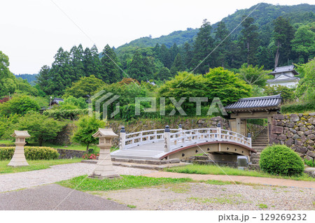 出石城 登城門 登城橋 城下町 時計台 兵庫県豊岡市出石町 出石城 登城門 登城橋 城下町 時計台 兵庫県豊岡市出石町 129269232