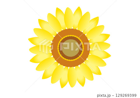 向日葵のイラスト12 129269399
