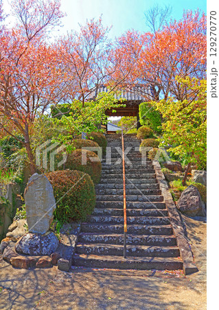 牧洞寺境内へ続く階段 牧洞寺境内へ続く階段 129270770