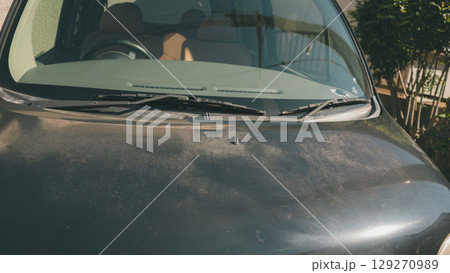 車のボディの色あせ 129270989