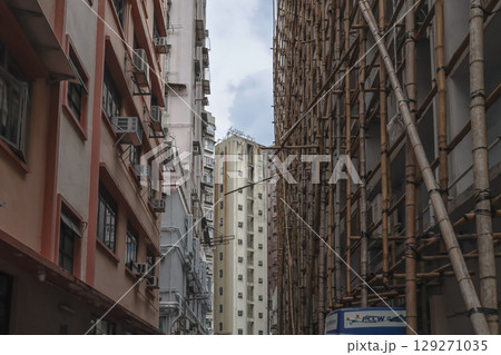 Aug 3 2025 the Urban Apartment Building Exterior with Numerous Windows 129271035