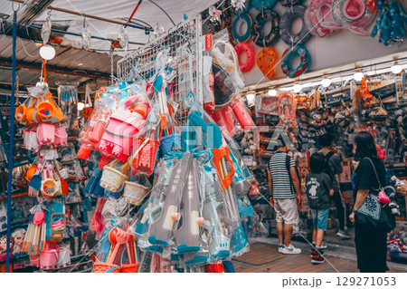 Aug 3 2025 Vibrant Fuk Wing Toy Street in Sham Shui Po 129271053