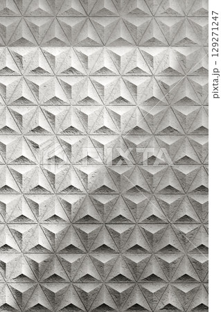 Shadow Texture on Concrete Wall with Sunlight. Minimal Abstract Background. 3d rendering. 129271247