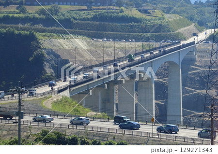 新規開通した新阿蘇大橋 129271343