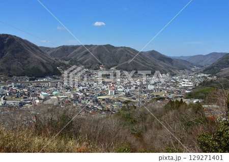 高梁市の街並み（国道484号からの景色） 129271401