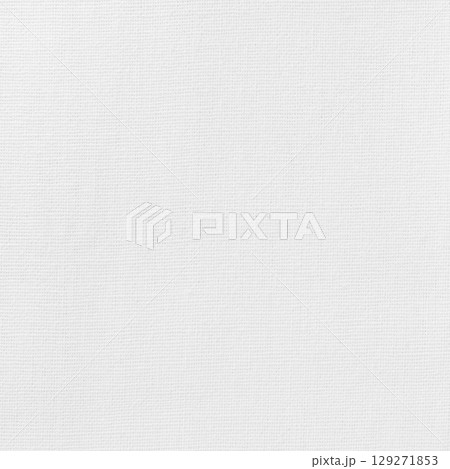 White cotton fabric texture background, seamless pattern of natural textile. 129271853