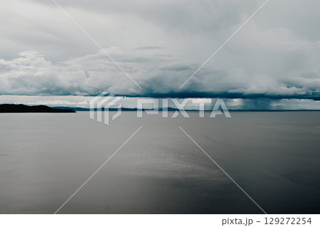 Panoramic view of Lake Titicaca from Taquile Island, Peru Panoramic view of Lake Titicaca from Taquile Island, Peru 129272254