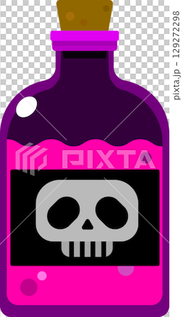 毒藥瓶的插圖 129272298