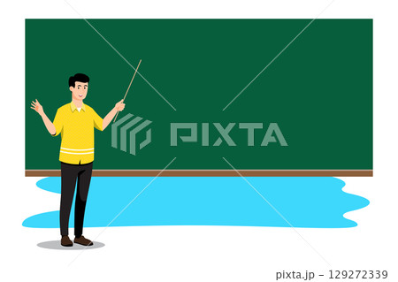 Teacher character in modern style Teacher character in modern style 129272339