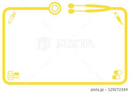 フレーム　聴診器　医療 129272384