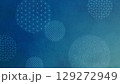 和柄をあしらったグラデーション　アブストラクト背景デザイン 129272949