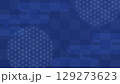 和柄をあしらった和風背景デザイン 129273623