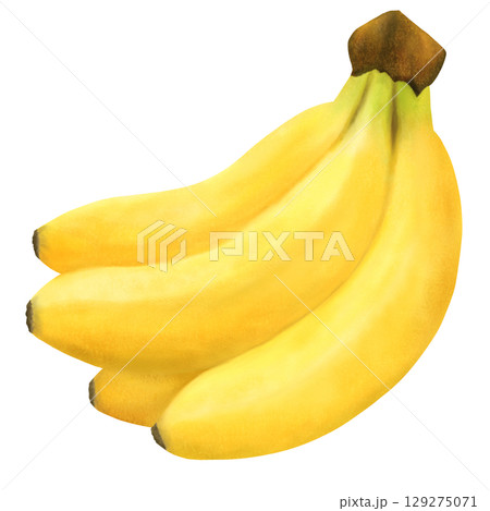 一房のバナナのイラスト 129275071