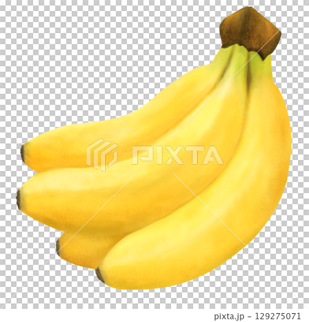 一房のバナナのイラスト 129275071