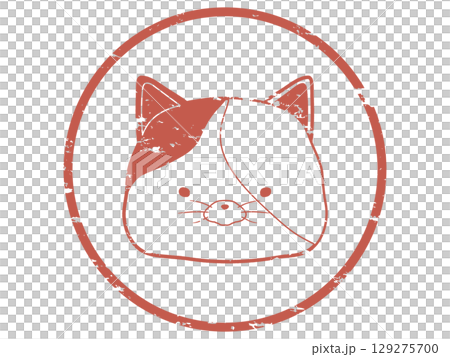 印花布貓郵票 129275700