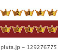 ランキング数字 ゴールド王冠枠 129276775