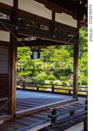 【京都風景】仁和寺 池泉越しの五重塔と気品ある庭 【京都風景】仁和寺 池泉越しの五重塔と気品ある庭 129276974
