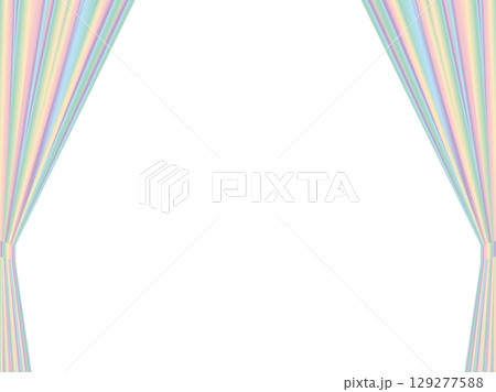 カーテン、m20虹淡、開 129277588