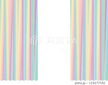 カーテン、m20虹淡、半開 カーテン、m20虹淡、半開 129277592