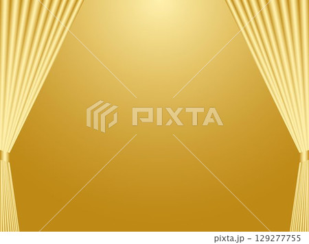 カーテン、m1金、開B 129277755