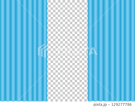淺藍色窗簾，m5，半開 129277786