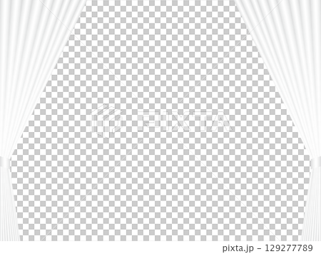 カーテン、m6白、開 129277789