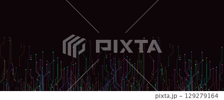 Abstract futuristic interface high technology and science background 129279164