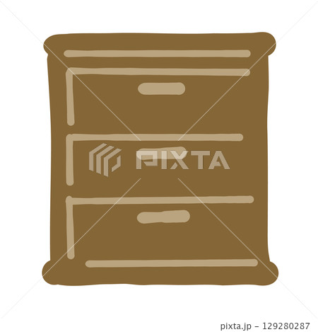 手書きの「タンス」 129280287