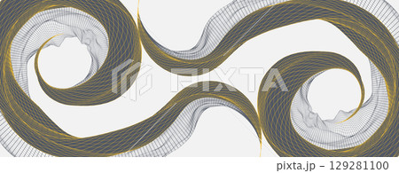 Abstract art background. Modern science or technology art elements. Surface illustration. Vector. 129281100