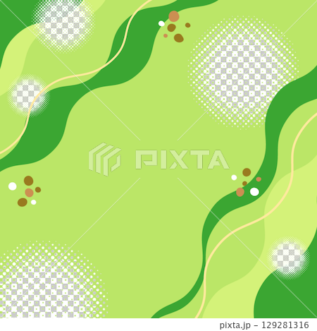 Wavy pop background material Abstract geometric pattern Wave Water surface Green Wavy pop background material Abstract geometric pattern Wave Water surface Green 129281316