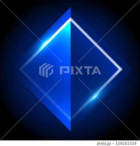Sapphire with a radiant effect Sapphire with a radiant effect 129281329